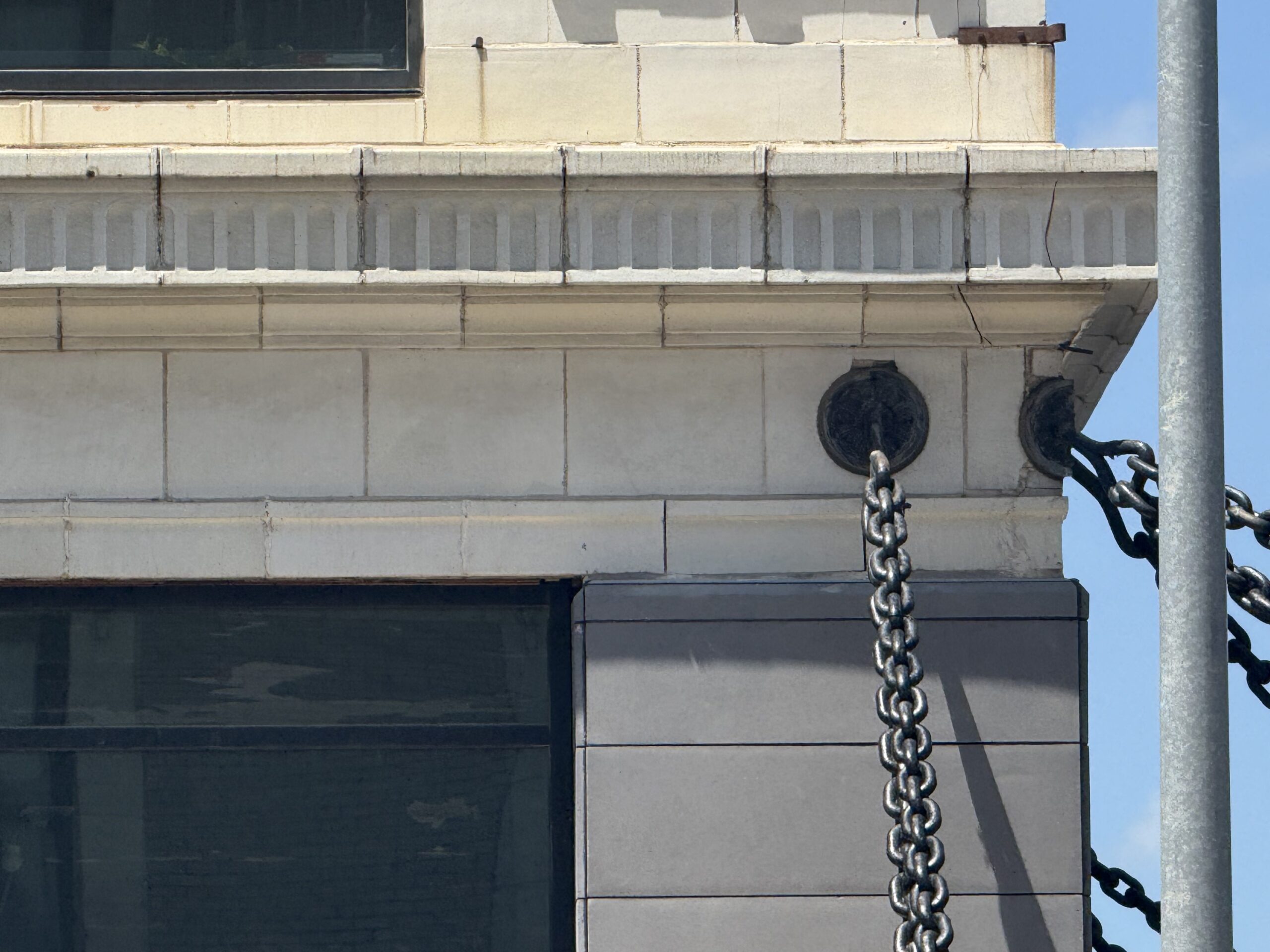 Historic terra cotta building details
